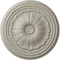 Ekena Millwork Alexa Ceiling Medallion (Fits Canopies up to 2 7/8"), 20 1/2"OD x 1 7/8"P, Pot of Cream Crackle CM20ALPCC - alternate 1
